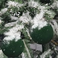 thumbnail image 4 of 1Pcs Velvet Christmas Balls Flocked Christmas Tree Ball Ornaments Plastic Balls Xmas Decorative Hanging Ornaments Christmas Tree Decoration 2.4 Inch, 4 of 5