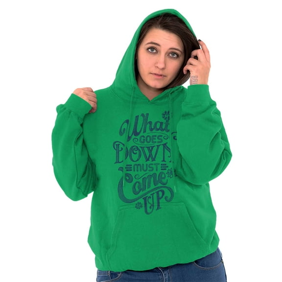 Goes Up Must Come Down Gardener Humor Hoodie Sweatshirt Women Brisco Brands S