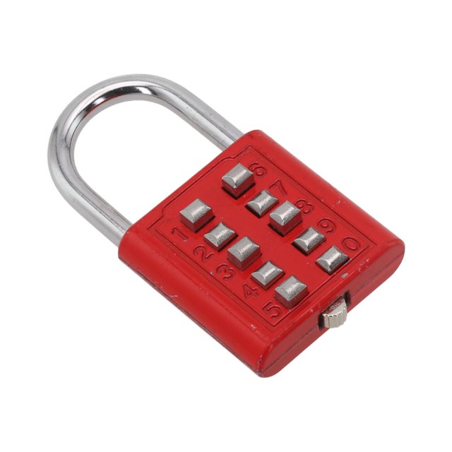 10 Digit Password Combination Padlock Zinc Alloy Suitcase Smart Password Lock