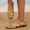 thumbnail image 4 of Juslio Women Shoes Large Size Spring New Low Heel Head Shallow Mouth Embroidered Slip-on Shoes, 4 of 9