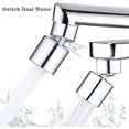 thumbnail image 2 of Dual-Function Faucet Aerator, Universal Fit For Sink Faucets, Polished Chrome Finish Ensures Durability And Elegance In Your Kitchen And Bathroom, 2 of 5