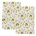thumbnail image 2 of Summer Lemon Kitchen Towels Set of 2, Pastoral Leaves Fruits Country Plants Pink Absorbent Dish Towels for Kitchen, Microfiber Hand Towel, Quick Drying Tea Towel for Cleaning Decorative Dishcloths, 2 of 7