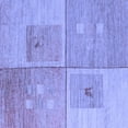 thumbnail image 1 of Ahgly Company Indoor Square Abstract Blue Modern Area Rugs, 7' Square, 1 of 4