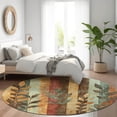 thumbnail image 4 of Dalyn Rugs Machine Washable Indoor/Outdoor Chantille Wheat 8' x 8' Round Rug, 4 of 7