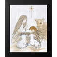 thumbnail image 2 of Swatland, Sally 15x18 Black Modern Framed Museum Art Print Titled - Holy Night Manger, 2 of 5