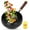 Hammer, variant on Cast Iron Skillet and Cast Iron Braiser Pan with Lid, Hand-Forged Uncoated Japanese Iron Pan, High Purity Frying Pan for Gas & Induction Cooktops, Oven Safe