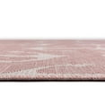 thumbnail image 4 of Unique Loom Outdoor Coastal Collection Area Rug - Ahoy (4' x 6' Rectangle Pink/Ivory), 4 of 7
