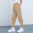 thumbnail image 2 of IYYVV Women's Lightweight Joggers Pants with Pockets Athletic Workout Joggers for Women with Elastic Waist 2024 Khaki L, 2 of 7