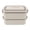 Light Apricot, variant on YAHHU 2 Tier Stackable Bento Box 304 Stainless Steel Insulated Lunch Containers Leakproof Compartment Portable Food Container 8.66 inches / 22 cm Dark Apricot