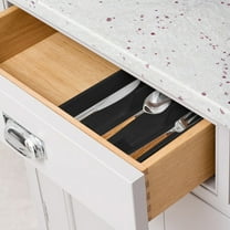 Kitchen Spoon forks Cutlery Separation Tray Black Utensil Storage Box Drawer Organizer Silverware Organizer,Cutlery Drawer, 6.92"x10.62"