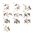 thumbnail image 2 of Homerr Personalized Wooden Ornament Wooden Carvings Ornament for Memory Gifts Nordic Style Cute Pet & Owner Loving Statues for Dog Rabbit Bird Home Custom Family Name Puzzle, 2 of 7