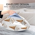 thumbnail image 4 of Yayeee Pillowcase Standard Size Set of 2 Satin Wrinkle Resistant Envelope Pillow Case, Cartoon Ice Cream Pattern, 4 of 8