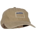 thumbnail image 5 of Colorado with Map Outline Embroidered Washed Cotton Cap - Khaki OSFM, 5 of 5