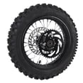 thumbnail image 1 of 12 Inch Rear Wheel Rim Tire Assembly, Stainless Steel Rubber Rear Wheel Rim Tire Assembly  for Off Road Motorcycles Replacement for XR, 1 of 7