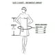 thumbnail image 2 of Vestido de toalla envolvente para baño/ducha para mujer, falda de baño con tirantes y falda de baño con lazo de bloque de color doble, 2 of 5