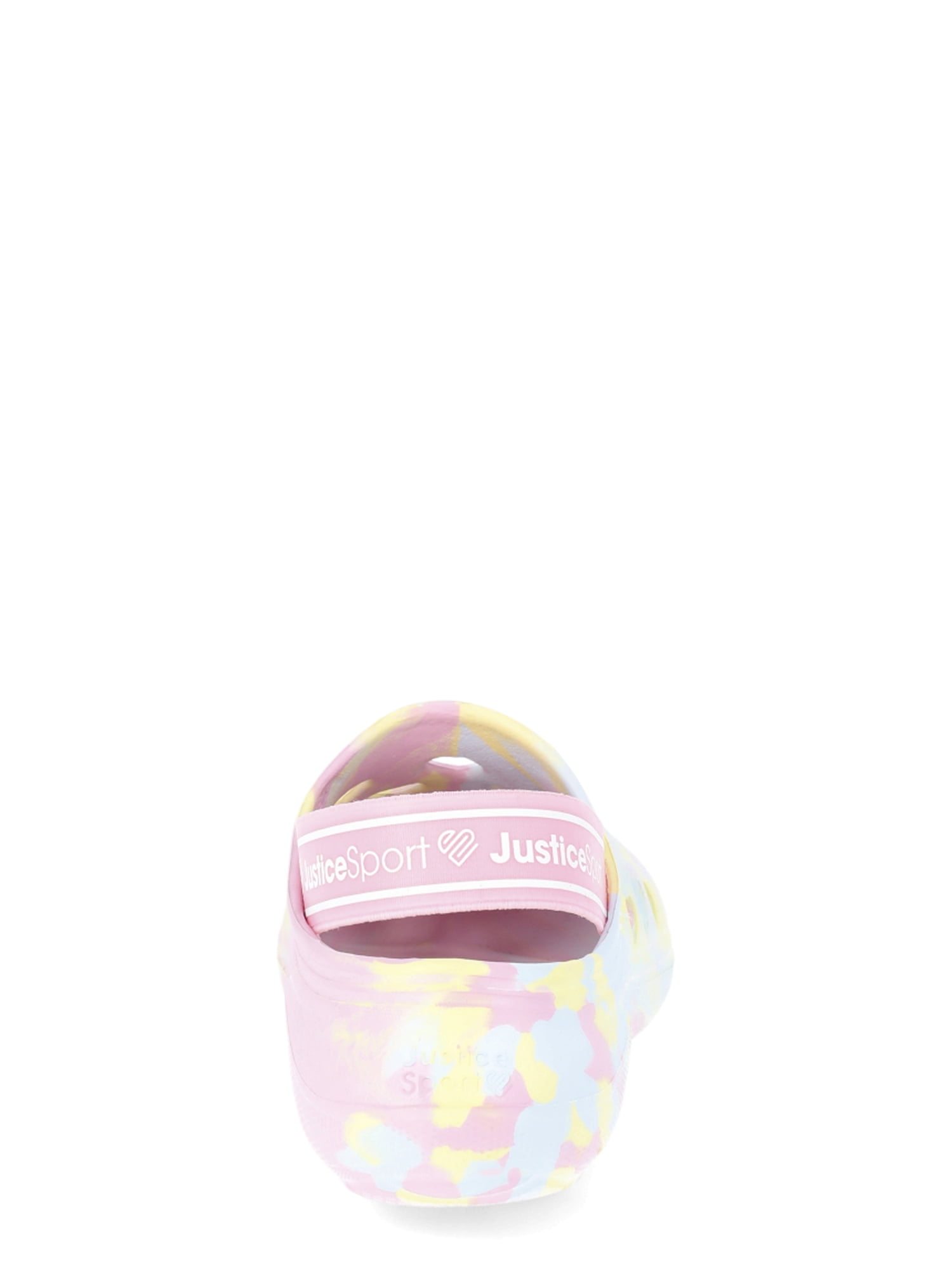 Justice Little Girls and Big Girls Clogs with Charms