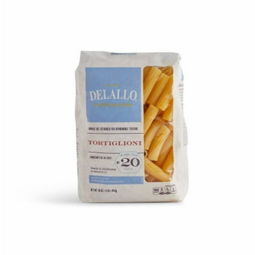 Delallo Tortiglioni No. 20 Cut Pasta - 1 lb