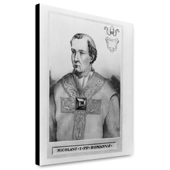 Canvas Print: Nicolaus I Pp Romanus, 1910
