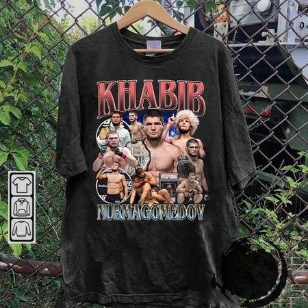 

Vintage Bootleg Style Khabib Nurmagomedov Shirt Khabib Nurmagomedov Boxing T-Shirt 90s Graphic Tee Unisex Shirt For Woman And Man-Unisex