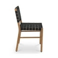 thumbnail image 3 of Moe's Home Collection Mira Outdoor Dining Chair Black Wood Dining Chairs, 3 of 6