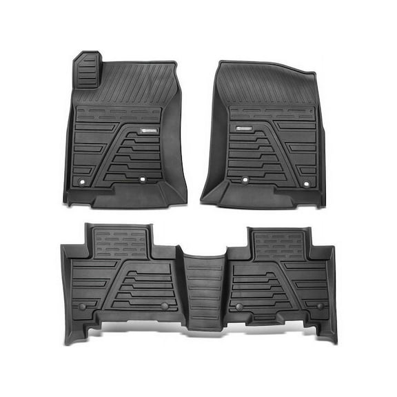 Floor Mat Set 3 - Compatible with 2014 - 2023 Toyota 4Runner Sport Utility 4-Door 2015 2016 2017 2018 2019 2020 2021 2022