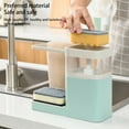 thumbnail image 3 of Caja de salida automática de detergente Toystoory para Cocina estante de almacenamiento plástico dispensador líquido ligero azul, 3 of 6