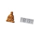 thumbnail image 5 of Estatua del Corazón de Jesús, figura católica, figura de Jesús, obra de arte, reloj de pared digital, construcción de resina, decoración moder, 5 of 8