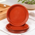 thumbnail image 4 of OULII 5 Pcs Soucoupe de Pot en Plastique Rouge Plateau Rond pour Plantes Plateau d'Égouttement pour Intérieur Extérieur, 4 of 6