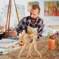 thumbnail image 3 of , Drawing Models Figure Artist Draw Painting Model with Stand Support & Accessories for Artists, Male B, 3 of 6