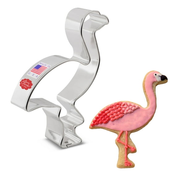 Ann Clark Flamingo Cookie Cutter 4.5", Made in USA