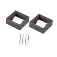 thumbnail image 4 of jifeng 2 Pieces Single Socket Spacers Wall Plate Spacers for Kitchen Bedroom Office gray, 4 of 9