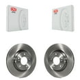 thumbnail image 1 of CMX Front Disc Brake Rotors Pair for Car Mitsubishi Eclipse Galant K8-100417, 1 of 8
