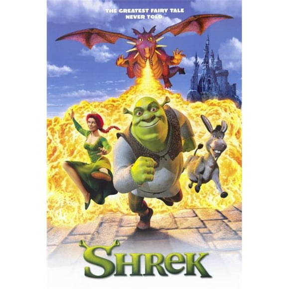 Pop Culture Graphics MOVEF9310 Shrek Movie Poster Print, 27 x 40