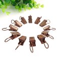 thumbnail image 1 of Hytrove Drapery Hardware 60Pack Golden Iron Curtain Clips for Home Decoration Anti-skid Design, 1 of 6