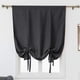 thumbnail image 2 of Zhuge Cortina opaca con lazo, aislante térmico, ajustable, para ventanas pequeñas, con bolsillo para barra (46" x 63", color negro), 2 of 5