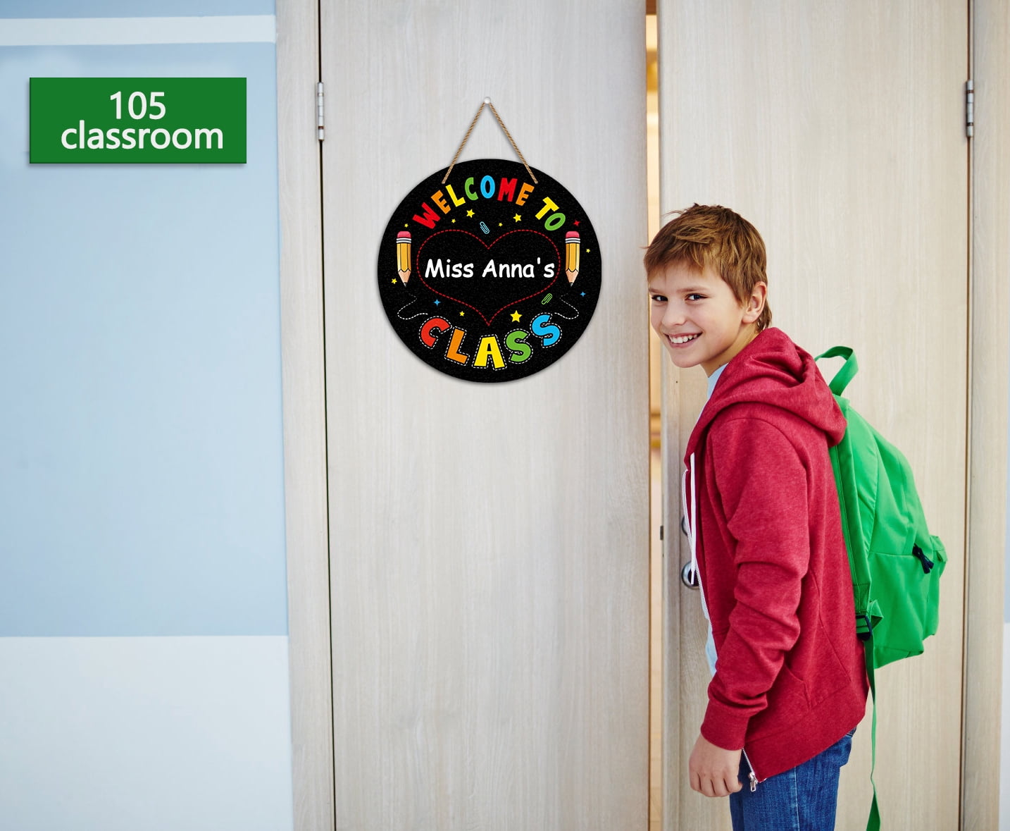 Classroom Poster PETCEE Personalized Welcome Door Sign For Classroom ...