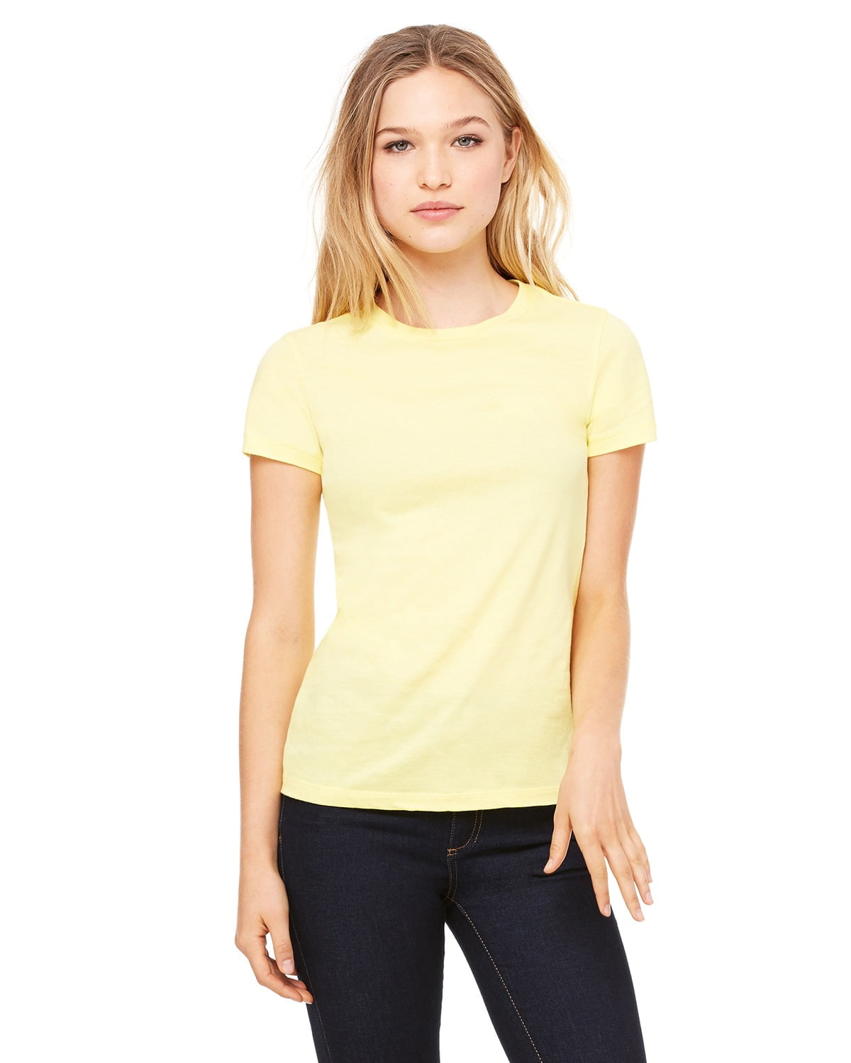 BELLA+CANVAS - The Bella + Canvas Ladies The Favorite T-Shirt - YELLOW ...