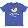 thumbnail image 3 of Inktastic Chicken Farmer Youth T-Shirt, 3 of 5