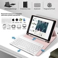thumbnail image 3 of Funda con teclado kenke para iPad de 9ª, 8ª y 7ª generación de 10,2 pulgadas, color rosa, 3 of 7