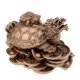 thumbnail image 5 of Feng Shui China Estatua del Dragón Tortuga Oro Trae Poder Adornos de Oficina Bronce, 5 of 9