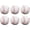 White 6 PCS foam baseballs, variant on Baseballs Softballs Practice Ball for Beginners Hand Exercise Squeeze Ball for Safe Throwing Catching and Batting Practice