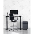 thumbnail image 2 of NextWall White & Harbor Grey Ray Geo Peel and Stick Wallpaper, 2 of 6