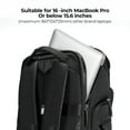 thumbnail image 6 of K&F Concept Camera Alpha Backpack Air 25L, Camera Bags for Photographers Large Capacity with Raincover - 25L Nature Wander 01(Black), 6 of 7