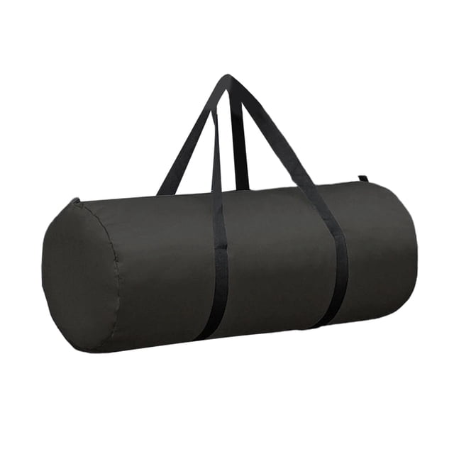 Bolsa para postes de tienda de campaña, bolsa para postes de toldo, portátil, Oxford, multiusos, con asas para exteriores 29 cm negro