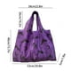 thumbnail image 3 of Large Capacity Purple Bats Pattern Handbag Lightweight Foldable Shopping Bag, 3 of 6