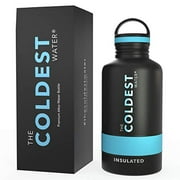 Coldest Sports Water Bottle - 21 oz, (Loop Lid) Leak Proof, Vacuum Insulated Stainless Steel, Double Walled, Thermo Mug, Metal Canteen