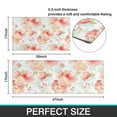 thumbnail image 7 of Pioneer Flower Floral Print Pattern Kitchen Rugs Sets Of 2,Anti Fatigue Kitchen Mat Rugs Non Slip Washable,Decorative Kitchen Floor Mats for Kitchen,Sink,Laundry,17"x30"+17"x47", 7 of 7