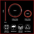 thumbnail image 4 of Kaitek Glow Stick Party Favors for Halloween Glow in the Dark Sticks (Pack of 100) - Red, 4 of 5