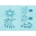 thumbnail image 1 of Ahgly Company Machine Washable Indoor Rectangle Transitional Blue Diamond Blue Area Rugs, 8' x 10', 1 of 7