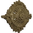 thumbnail image 3 of 35 7/8"W x 22 1/2"H x 4 3/8"P Antonio Ceiling Medallion, Hand-Painted Mississippi Mud Crackle, 3 of 6